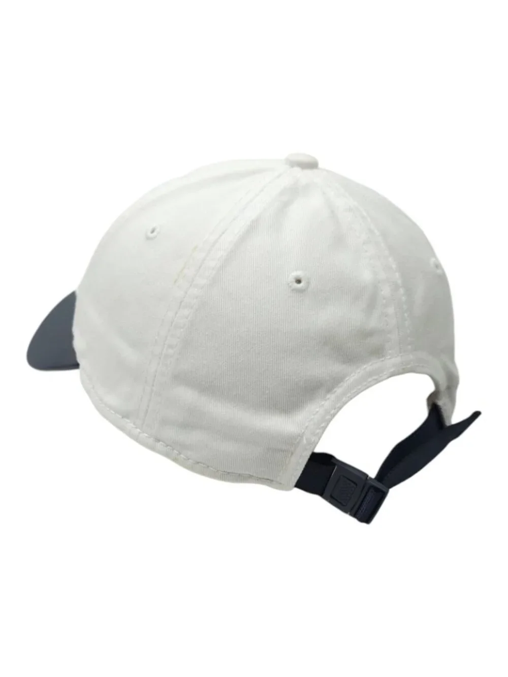 Tommy Hilfiger Flag Logo Patch Striped Baseball Cap White Dad Hat Strapback